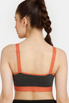 Rosaline Low Impact Sports Bra - Anthra Melange — thumbnail 2